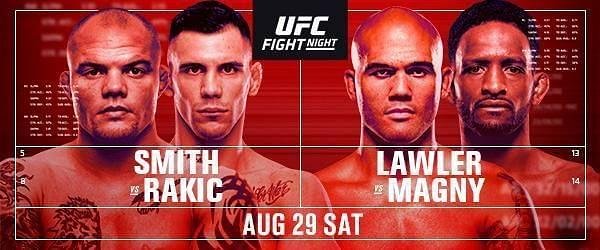 UFC Fight Night: Smith vs. Rakić  Betting Odds and Picks / Predictions